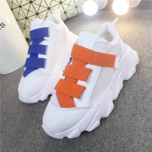 Apanzu Spring Summer Women Sneakers Wedge Heighten Breathable Women Flat Platform White Shoes Woman Casual Creepers Women Shoes