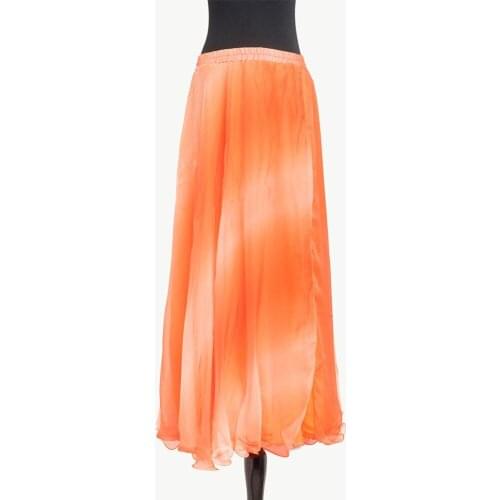 Belly dance wear gradient skirt sexy fashion belly dancing skirt costume training dress practice skirt belly dance costume-6062
