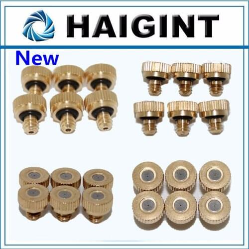 0004HAIGINTWatering & Irrigation Sprayers low pressure misting brass water spray0.4mm nozzles UNC 10-24