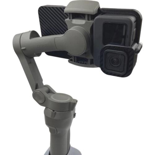 1Set Handheld Gimbal Adapter Switch Mount Plate for -DJI Osmo-Mobile 3/4 OM4 for -Gopro Hero 9 Stand Holder Bracket Adapter Acce