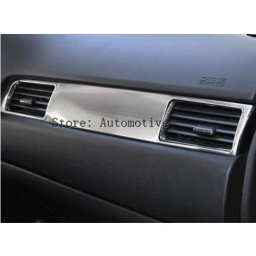 For Mitsubishi Outlander 2013 2014 2015 2016 2017 centre Console decoration trim stainless steel sticker auto accessories 1pc