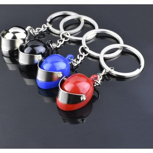 16 pc/lot creative Motorcycle safety helmet metal key chain /Lovely gift key chain/key button/party Favors gift