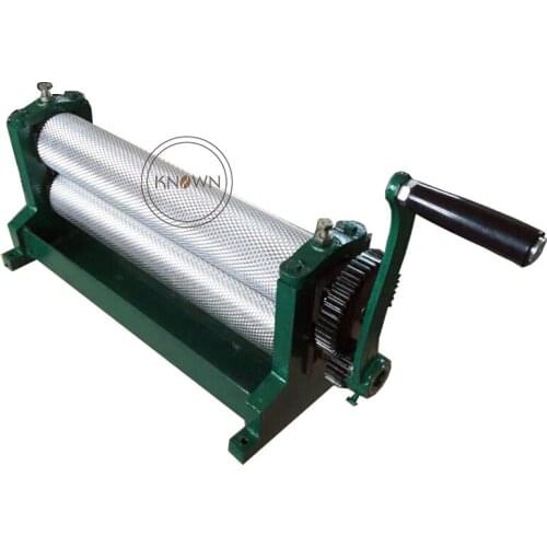 86*250mm free shipping manual beeswax foundation machine wax mill machine with cell size 5.4mm comb foundation machine