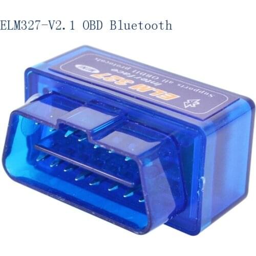 Real ELM327 V 2.1 ELM 327 Bluetooth OBD2 v2.1 Car Scanner Automotive OBD 2 Auto Diagnostic Tool Android PC OBDII Scaner