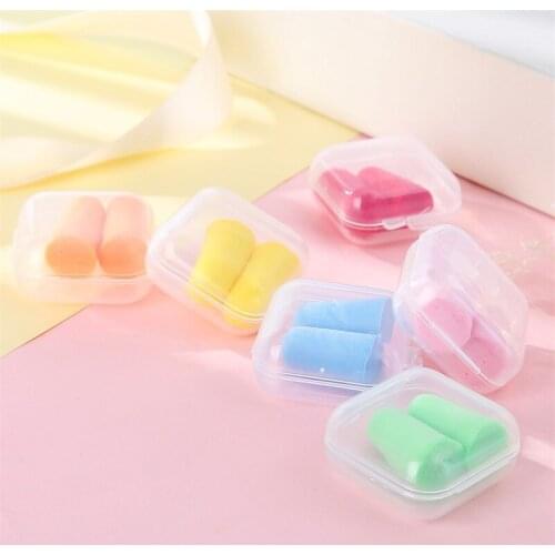 Colorful Foam Earplugs Noise Reduction Sleep Earplugs Sponge Earplugs