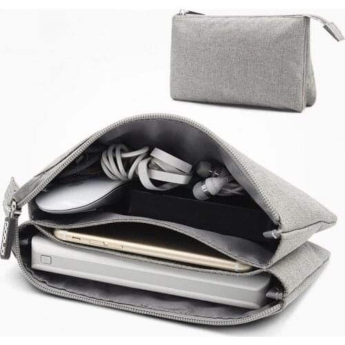 Travel Electronics Accessories Storage Bag Digital Products Gadgets Organizer Pouch for HDD Data Cable Adapter Mouse Power Bank