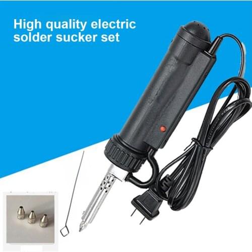 110V 30W Electric Vacuum Solder Sucker Iron Tool Desoldering Pump Iron Gun Soldering Tools Automatic Suction Tin Tools