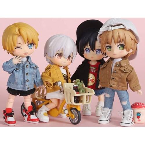 HOUZIWA OB11 Doll Clothes 1/12 Bjd Doll Coat Jacket Clothes For Dolls OB11