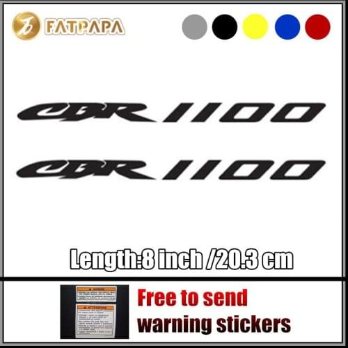 Motorcycle bike Fuel tank Wheels Fairing notebook Luggage helmet MOTO Sticker decals For Honda CBR 1100 CBR1100