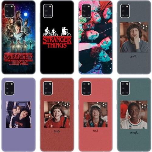 Stranger Things Soft Case for Samsung Galaxy A02 A10 A11 A12 A20 A20E A21 S A22 A30 A31 A32 A01 Core Silicone Cover