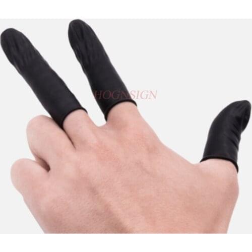 500g Disposable protective finger cover rubber latex finger hood counting banknotes black dust-free wear-resistant industrial
