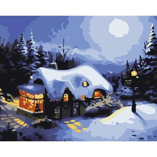 PAINTBOY DIY Oil Painting Framed Picture Painting & Calligraphy Paintng By Numbers Canvas Painting GX7639 40*50cm