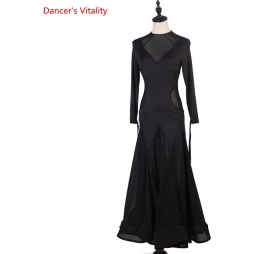 Ballroom Dance Dress Costumes for Women Rumba Dancing Clothing Custome Adult Child Dance Professional Competition Dresses Skirt