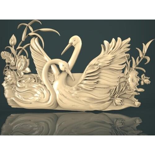 Hot new goose relief STL file format 3d model for cnc router carving and engraving artcam aspire home decoration decor
