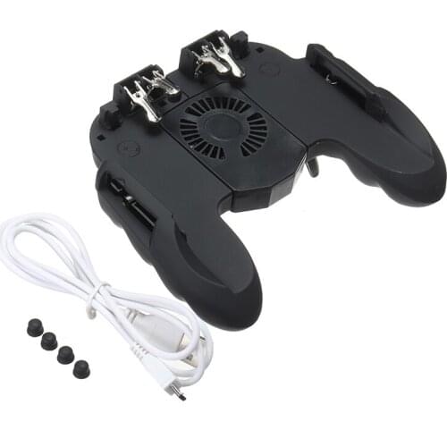Durable Game Controller Mobile Phone Fan Cooling Multi-functional Adjustable Bracket Gamepad Cooler For 4.7-6.5 Inch Phones