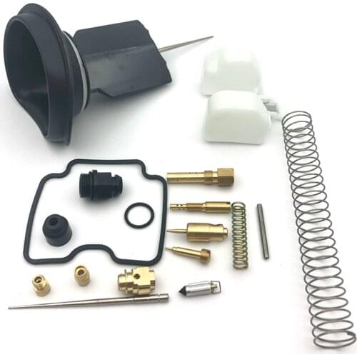 Motor Carburetor Carb Repair kit w/jet needles float valves For 2002 - 2005 Yamaha Grizzly 660 4x4