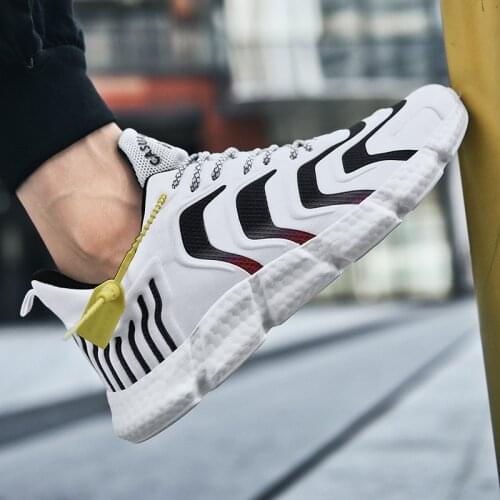 Luxury Brand Breathable Walking Sneakers New Mesh Men Casual Shoes Lightweight Comfortable Zapatillas Flat Footwear Size 39-47