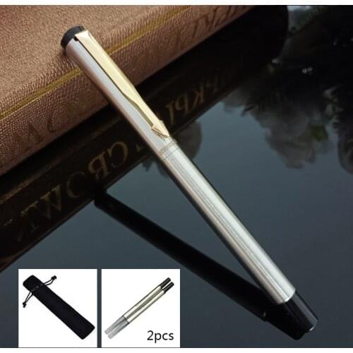 Free Shipping pen+bag+refills BEST PROMOTION Top Quality Roller Ball Pen Business Excutive Roller pen Stationery School pens