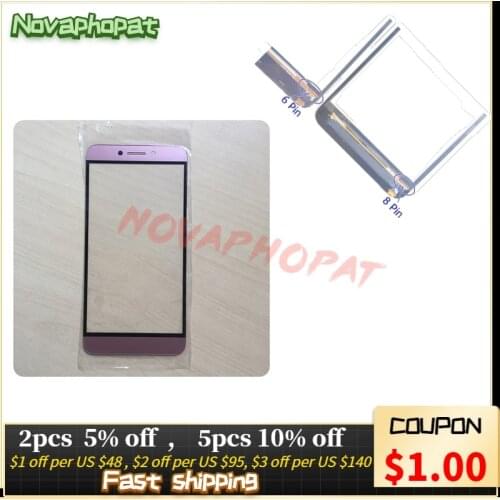Novaphopat Front Digitizer LCD display Sensor Glass Panel For LeTV LE2 x620 X526 X520 X527 Touch Screen Glass lens with flex