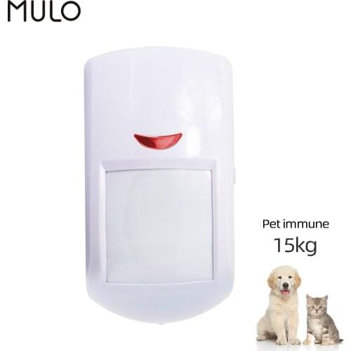 MULO PA96 Pet Immune PIR Motion Detector Infared Sensor Compatible 433MHz eV1527 Alarm System