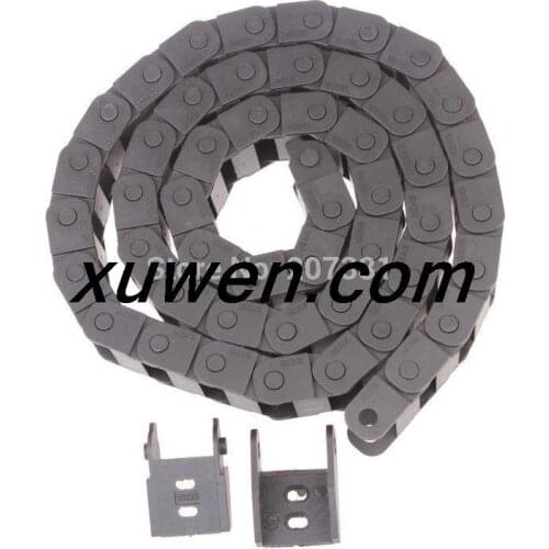 Transmission Chains connector 10 x 20mm 1M R28 Non Snap-Open Plastic Towline Cable Drag Chain for CO2 Laser Engraving