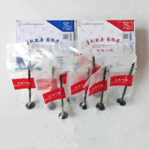 Engine intake valve + exhaust valve for BYD F3 F0 L3 G3 F3R G3R F6 S6 G6 F5 suri