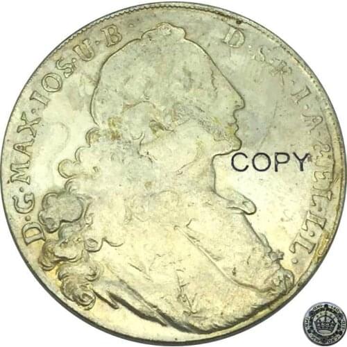 1764 German Coins One Thaler Brass Silver Plated Copy Coins Can Choose Different Colors Can Receive Custom Big Amounts