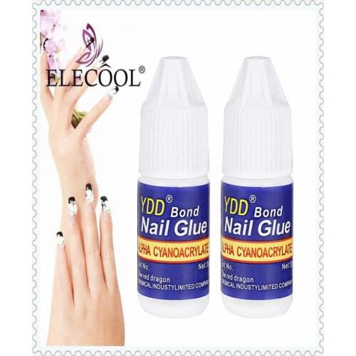3pcs Nail Glue Transparent Nails Adhesive Colle Pour Ongles Artificiels Use for Rhinestones Nail Stickers False Tips TSLM1
