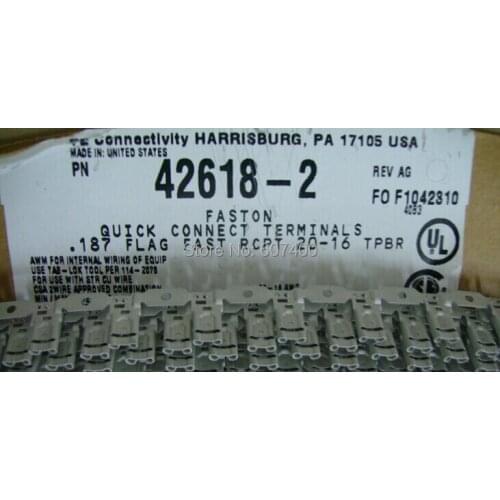 42618-2 CONN QC RCPT 16-20AWG 0.187 TYCO terminals TE terminals AMP housings connectors terminals 100% new and original parts