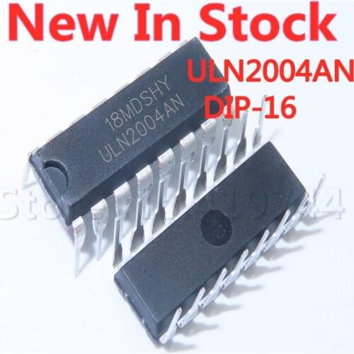 5PCS/LOT ULN2004AN DIP-16 Darlington Transistor Matrix In Stock NEW original IC