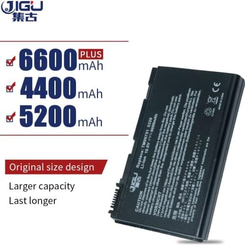 JIGU 6Cell 4400mah Battery For ACER GRAPE32 Extensa 5620G 5210 5220 For TravelMate 5310 5320 5520 5720 TM00741 Good Quality