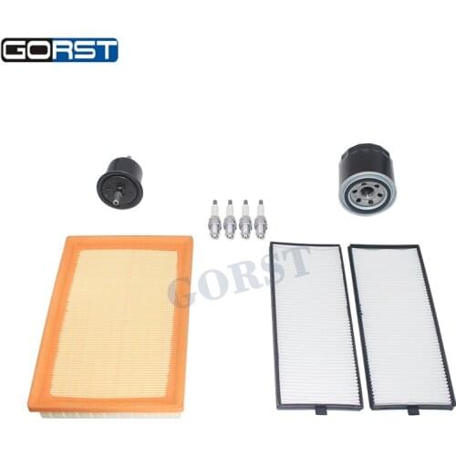 Car Oil Filter Air Filter Cabin Filter Fuel Filter Spark Plug For Hyundai Accent II LC 1.3 1.5 1.6 Saloon LC 2000 02 03 04 05