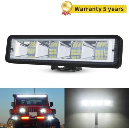 Car LED Spot Flood Work Light Combo Beam 3030 SMD DC 12-24 Volts 72 Watts 6500K for Truck 4x4 4WD