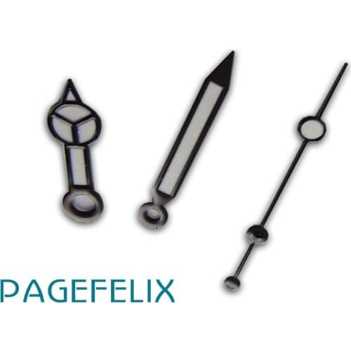 White Automatic Watch Hand Green Luminous Black for NH35 NH36 MIYOTA 8215 8205 DG MINGZHU 2813 3804