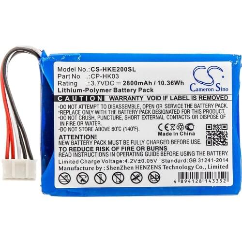 Cameron sino 2800mah battery for HARMAN/KARDON Esquire 2 HARMAN/KARDON CP-HK03