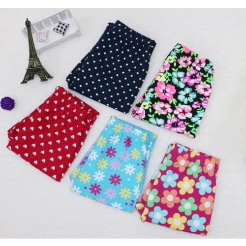 2021 new arrival baby girls knee length pants toddler capris children summer thin legging cotton kids clothes Infant clothing