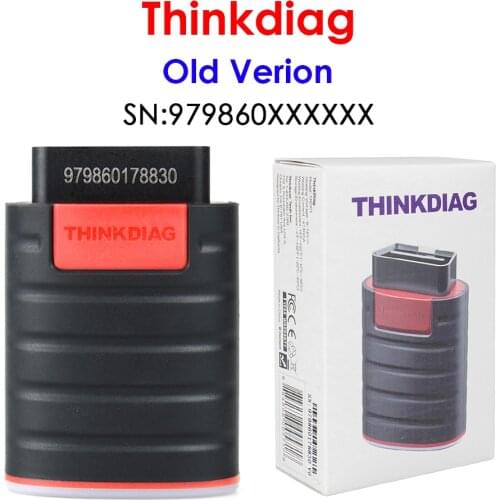 Old Version Thinkdiag full system OBD2 Diagnostic Tool Code Reader 15 Reset Services Can Work With Diahzone OBD2 Scanner tool