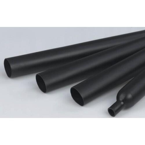 Diameter:1/1.5/2/2.5/3/4/5/6mm Black PVC Heat Shrink Tubing Tube Sleeving