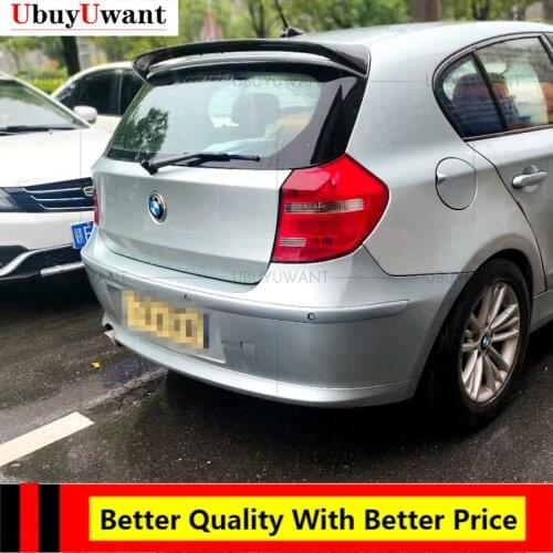 EPFBSQP 1 Series E87 E81 Rear Spoiler Carbon Fiber Spoiler Wing For BMW E87 2004 - 2011 116i 118i 120i 125i 130i135i M125 M135