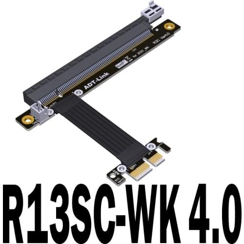 Gen3.0 PCIe Riser Card Flat Mining Cable With SATA Power PCI-E x1 To x16 GPU Riser Adapter For BTC Bitcoin Miner NVIDIA AMD Card