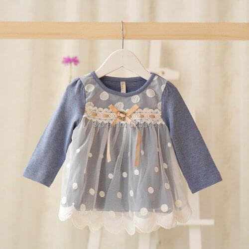 Baby Girls Dress Brand Princess Casual Baby Dress Dot Children Party Dresses Baby Clothes