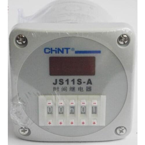 Chint time relay JS11S-A 99.99S 99M99S 99H99M multi-time delay type