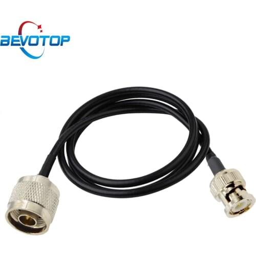 BNC Male to N Male RG58 50 Ohm RF Coaxial Cable for Video Camera System BNC Coax Extension Jumper Pigtail Cord