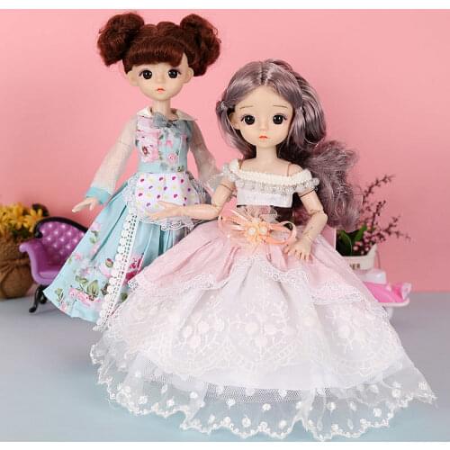BJD Dolls 1/6 SD Smart Doll 12 Inch Ball Jointed Doll DIY Toys with Full Set Clothes Shoes Wig Makeup, Best Toys Gift For Girls