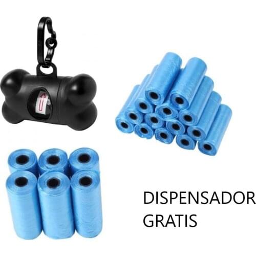 Pet poop bag + dispenser good brand for dog excrement bag Multicolor poop pet dog bag