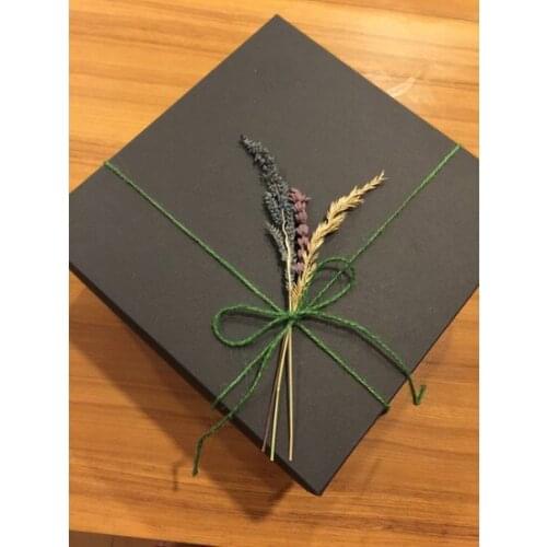 Modern Furrier Shop Gift Box Black Handmade