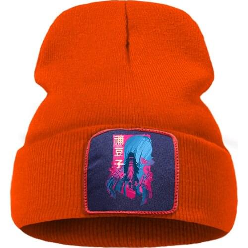Creative Unisex Sports Hat Wool Cotton Fashion Beanie Caps Demon Slayer Japan Anime Hot Sale Cap Casual Outdoor Knitted Hats