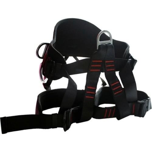Thickness Climbing Rock Harness Adjustable Half Body Protection Belt Harness