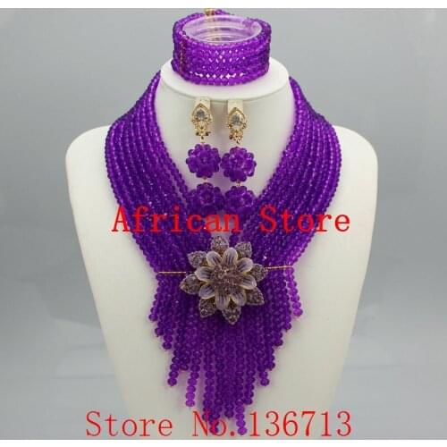 Fashion Beads Jewelry Set Bridal Jewelry Sets Statement Necklace African Beads Jewelry Set Free Ship L036