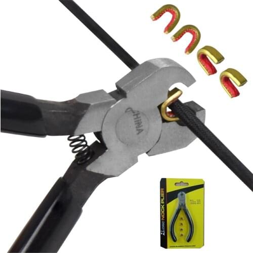 1 Set Archery Cooper Point Knocking Brass Arrow Strings Buckle Accessories Tool Outdoor Shooting Hunting Free Shipping